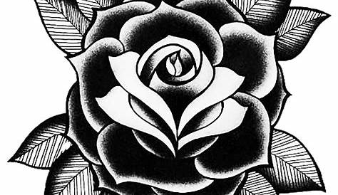 TRADITIONAL BLACK ROSE TATTOO | TRADITIONAL BLACK ROSE TATTO… | Flickr
