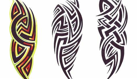 Polynesian Maori Half Sleeve Chest Tattoo Design. Designer: Andrija Protic