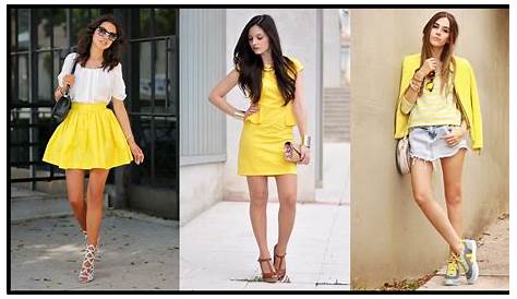 Black And Yellow Outfit Spring
