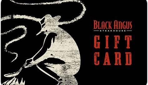 Black Angus Gift Certificate Balance Steakhouse Card Shop Your Way