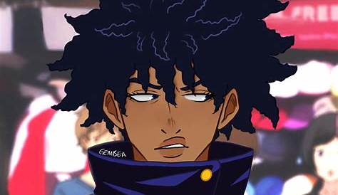 Black anime characters male pfp 2021