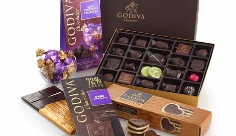 Black Choclate Gift Set Godiva Assorted Signature Chocolate Truffles Box 36 Pieces