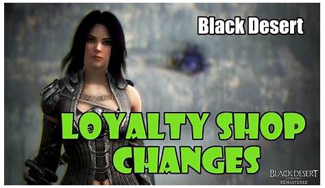 [Black Desert] New Loyalty Shop Changes, Prices, and Items! - YouTube