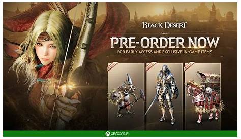 Omslag och Xbox One X-screenshots till Black Desert - Black Desert