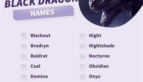 230+ Catchy And Creative Wow Black Dragon Names For You (2024)