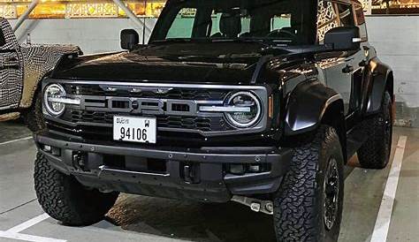 Black Ford Bronco Raptor