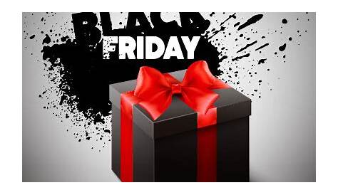 Black Friday Deals Gift Box Sale Luxury On Background Stock Image
