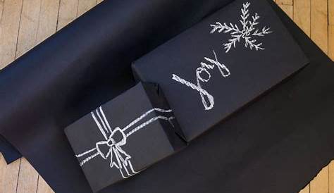 black wrapping paper ideas - Google Search | Gift wrapping, Pretty gift