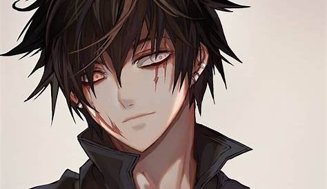 Black Hair With Red Eyes Anime Boy : Boy Oc Piece Pirate Anime Drawings