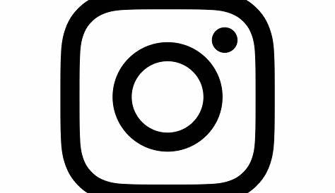 Black Instagram Icon Transparent Background Logo Png White Download - Alivromaniaca