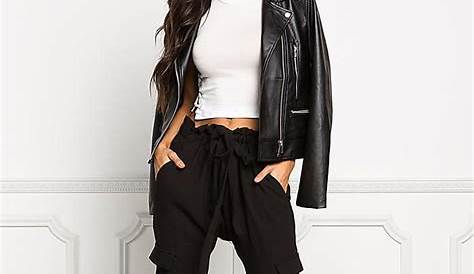 Black Joggers Outfit Women Spring