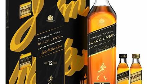 Black Label Gift Set Johnnie Walker 2 High Ball Glass Pack Whisky From