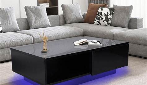 Black Living Room Table