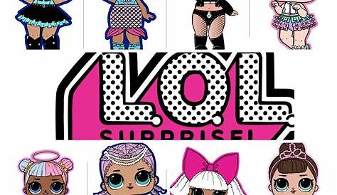 Free 298 Lol Dolls Svg Black And White SVG PNG EPS DXF File - Free SVG