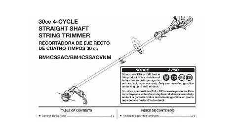 Black Max Weed Eater Manual