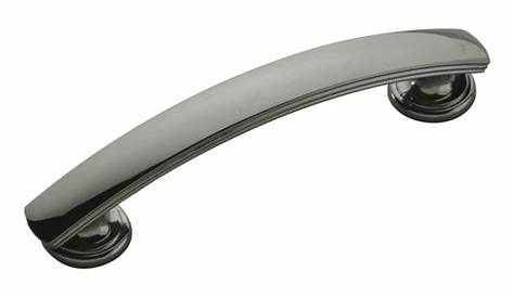 Black Nickel Cabinet Pulls And Knobs Belwith Hickory 3 In Fluent Pull P3581 Bln