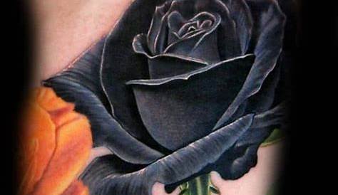 80 Black Rose Tattoo Designs For Men - Dark Ink Ideas