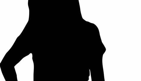 Silhouette Clip art Black Neck - silhouette png download - 904*982