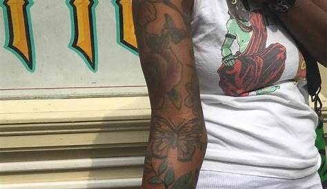 I never seen a color tattoo on dark skin look so vibrant 😍 | Skin color