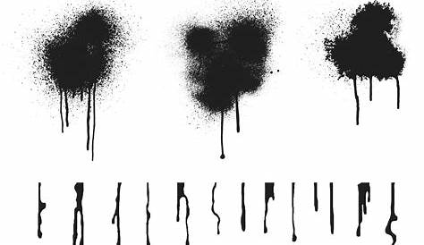 Vector Set Of Black Splatters | Vector art, Vector, Art images