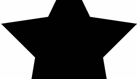 Black star 4 icon - Free black star icons