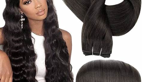 Black Weft Hair Extensions Remy Brazilian Virgin Afro Kinky Curly Human Weave