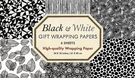 Black And White Abstraction Wrapping Paper | Zazzle.com | Custom