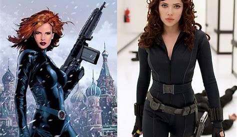 Black Widow Comics Vs Movie Pin By Gil Valenz On Superheroes! And Hulk