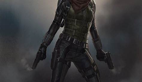 Black Widow Infinity War Concept Art Andy Park CAPTAIN AMERICA Marvel