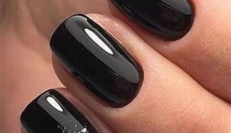 Black Winter Nails