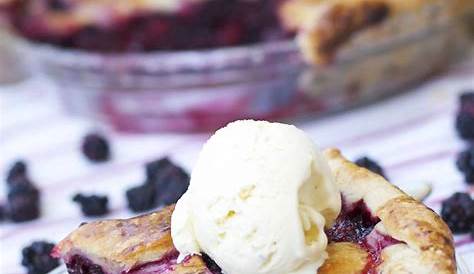 Easy Blackberry Pie | Recipe in 2022 | Easy blackberry pie, Homemade