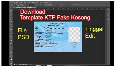 Blangko Ktp Kosong Pdf Editor - IMAGESEE