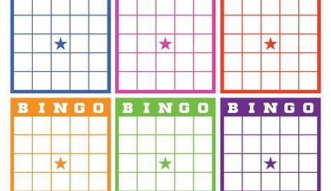 4x4+Blank+Bingo+Card+Template Bingo template, Blank bingo cards, Bingo card template