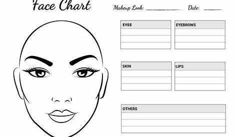 Blank Face Template For Makeup Artist Pdf