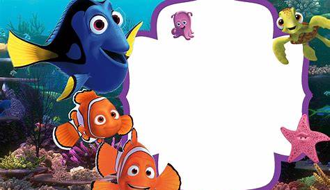 Edit Yourself Finding Nemo Party Invitation Disney Finding Etsy