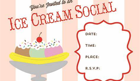 Ice Cream Social Flyer Template PosterMyWall