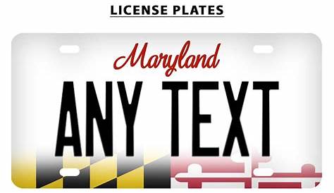 Blank Maryland License Plate 20x30 Canvas Print by HomeStead CafePress