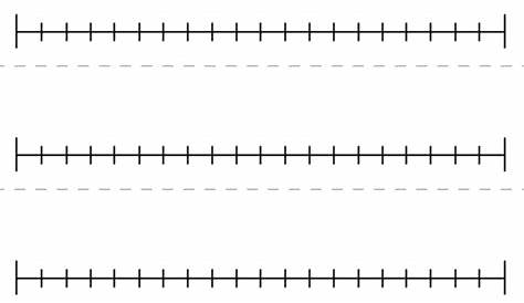 Blank Number Line Printable Pdf