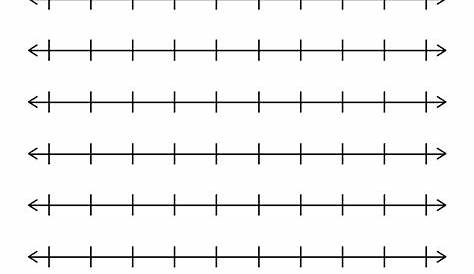 44 Blank Number Line Worksheet