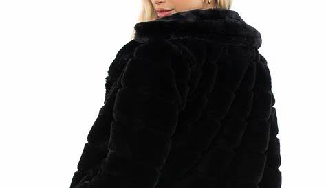 BLANKNYC Black Noise Faux Fur Jacket Small Revolve Faux fur jacket