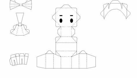 paper craft: NEW 475 PAPERCRAFT BLANK TEMPLATES