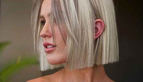 Blonde Blunt Bob Hairstyles Pin On Hair Styles