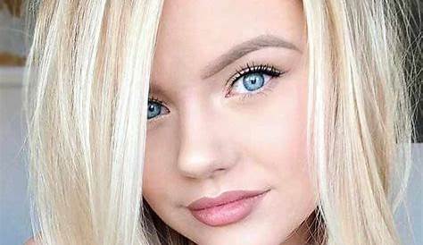 Blonde Hair Colors For Blue Eyes Pin On Eye Chicas