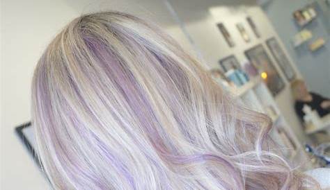 Blonde Hair With Lavender Highlights Gentle Chic Ombre styles