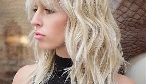Blonde Medium Hair Styles With Bangs 30+ Versatile Bang cuts For Length