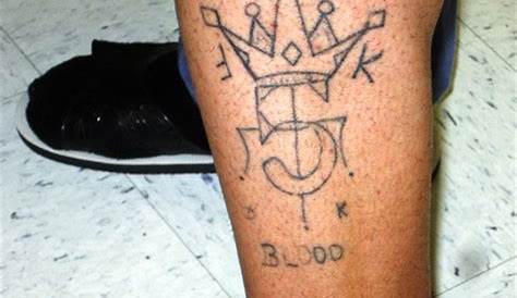 Bloods Gang Tattoo