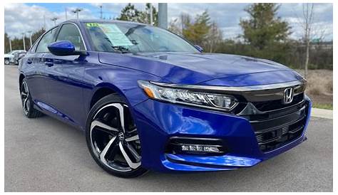 Blue 2018 Honda Accord Sport 2.0 T