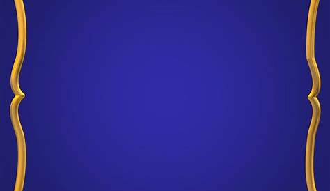 abstract modern elegant blue gold frame border social media 15314464 PNG