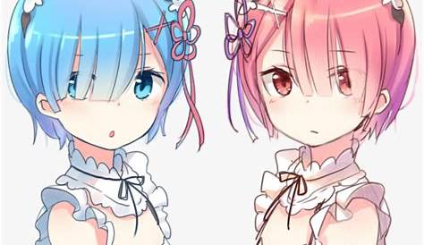 Look at these adorable twin sisters | Anime, Blue anime, Anime sisters