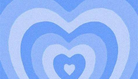wallpaper blue heart aesthetic aura minimalist lockscreen | Gambar
